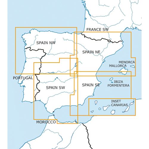 Spain South West VFR ICAO Chart 2025