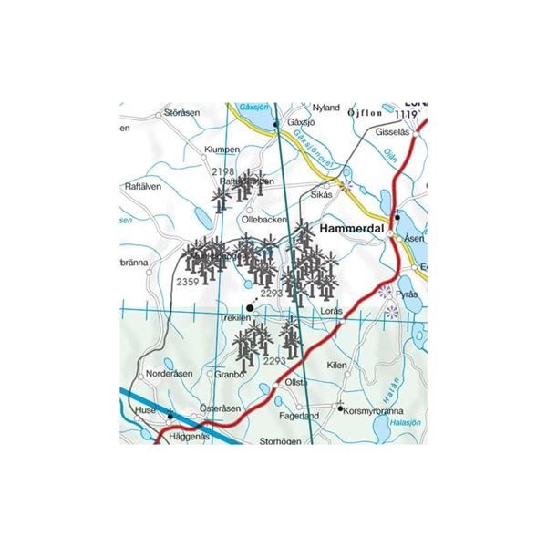 Sweden Center North VFR Chart 2024