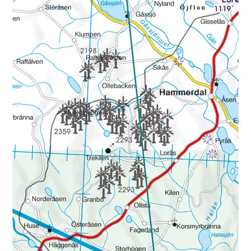 Sweden Center South VFR ICAO Chart 2025