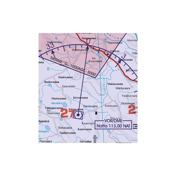 Sweden North VFR ICAO Chart 2025