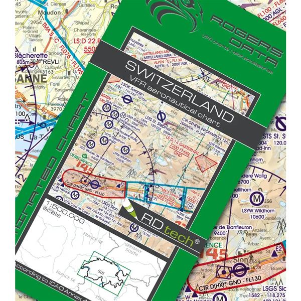 Switzerland VFR ICAO Chart 2025