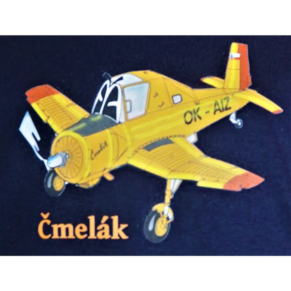 Dětské tričko Čmelák tm. modré, 128