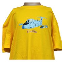 Dětské tričko L-29 Delfín žluté, 134
