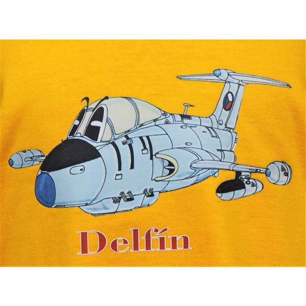 Dětské tričko L-29 Delfín žluté, 158