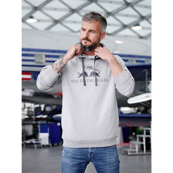 RED BULL Flying Bulls Mono Hoodie grey, M