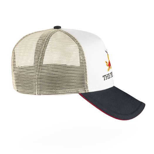 RED BULL New Era White Frame Trucker Cap