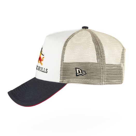 RED BULL New Era White Frame Trucker Cap