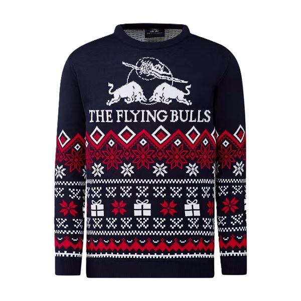 RED BULL Zimní svetr Flying Bulls modrá, XL