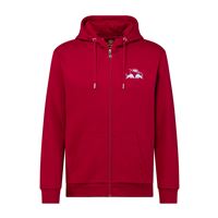 RED BULL Mikina na zip ICON červená, L