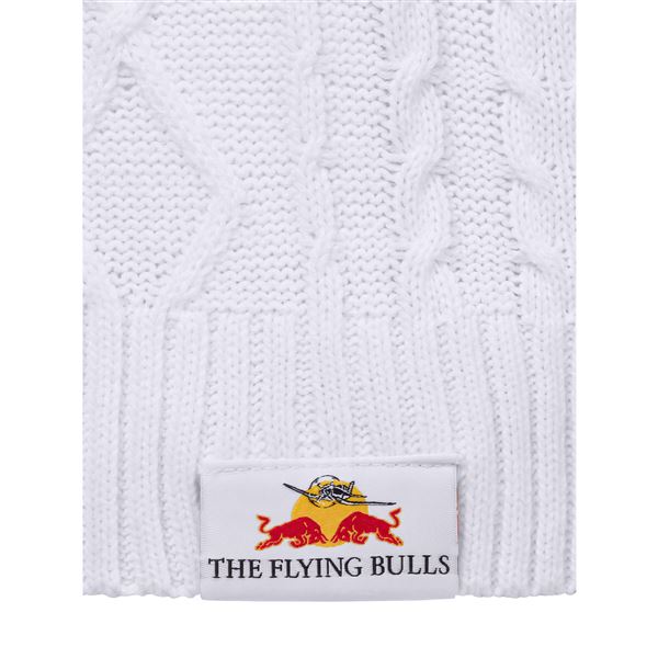 RED BULL Winter Sweater Flying Bulls white, XXL