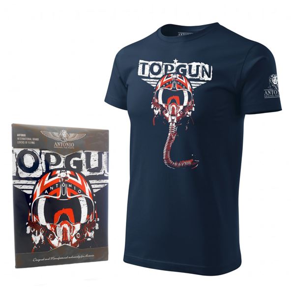 ANTONIO T-Shirt with pilot helmet TOPGUN, L