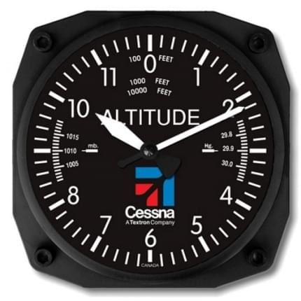 CESSNA ALTIMETER Wall Clock