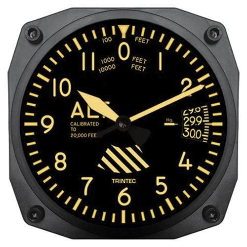 Nástěnné hodiny VINTAGE ALTIMETER