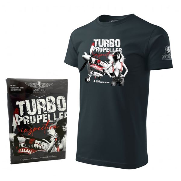 ANTONIO T-Shirt TURBO PROPELLER plane A-29B, XXL