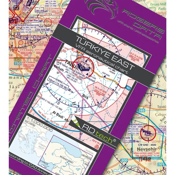 Turkey East VFR ICAO Chart 2025
