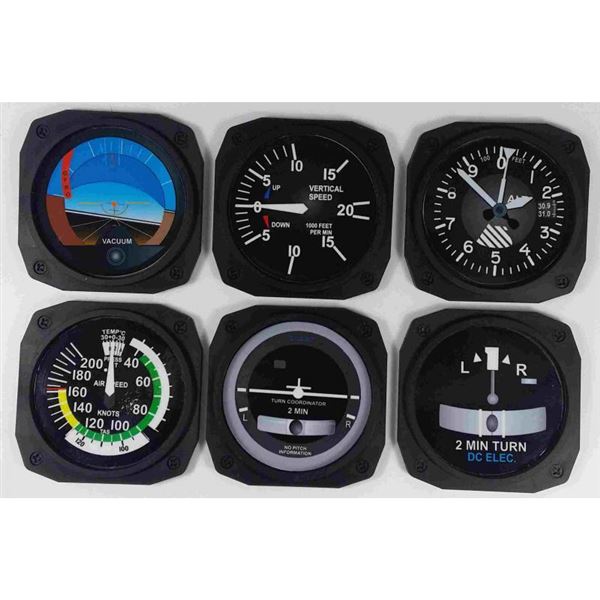 Coasters - Aircraft Instruments (General Aviation)