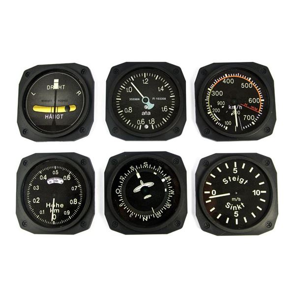 Coasters - Aircraft Instruments (Deutche - II. WW)