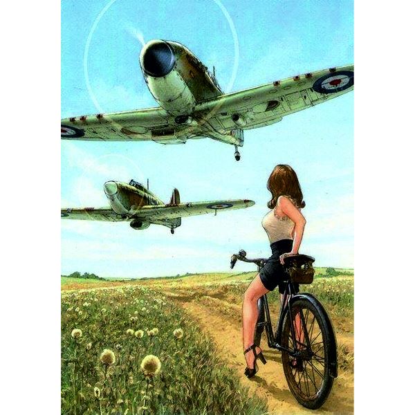 Hliníkový poster "Retro letectví"