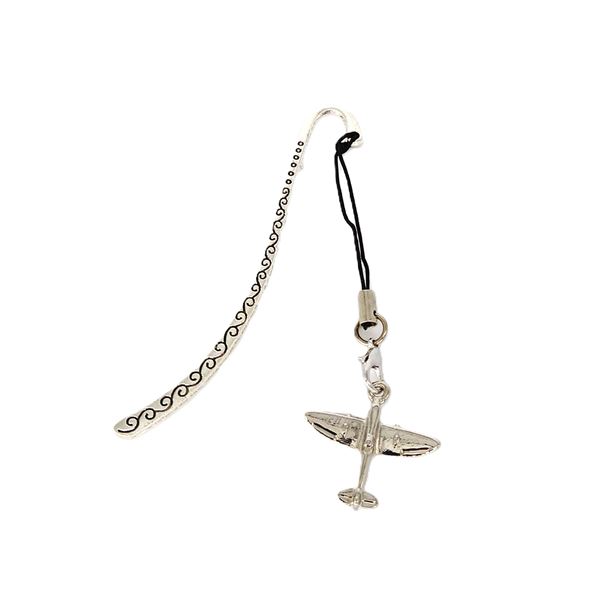 Bookmark Spitfire, silver
