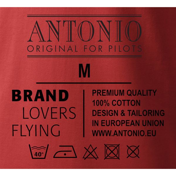 ANTONIO T-Shirt Zlin-142 burgundy, XL