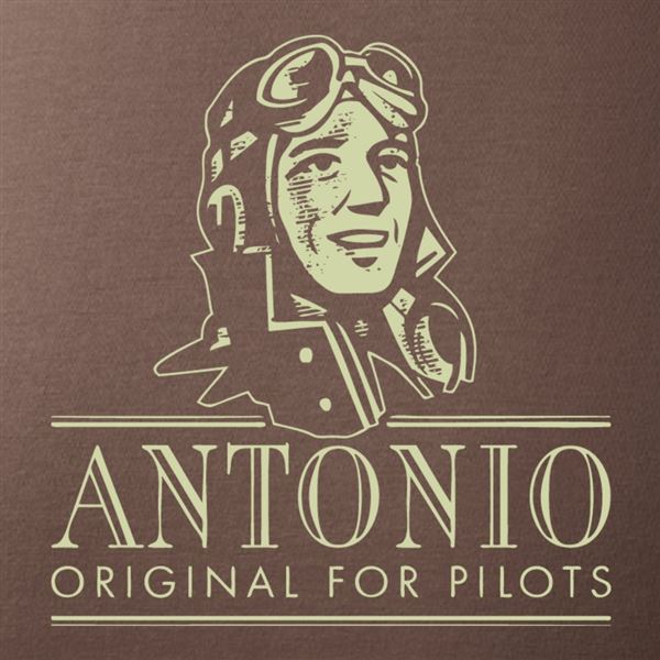 ANTONIO T-Shirt with ZEPPELIN brown, M
