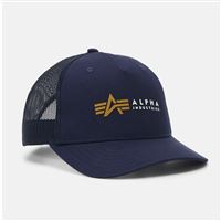Alpha Industries Label Trucker Cap rep. blue