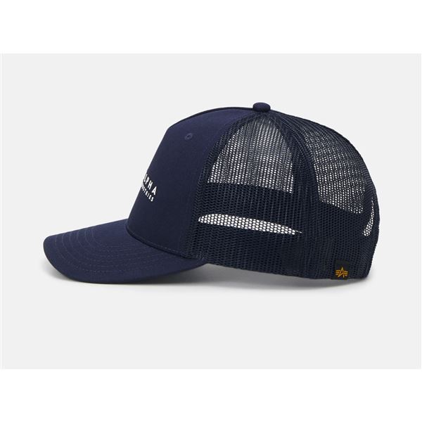 Alpha Industries Label Trucker Cap rep. blue