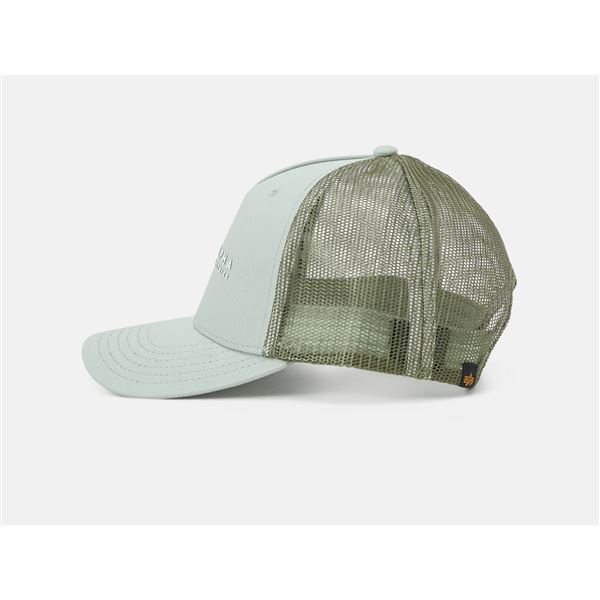 Alpha Industries Label Trucker Cap dusty green