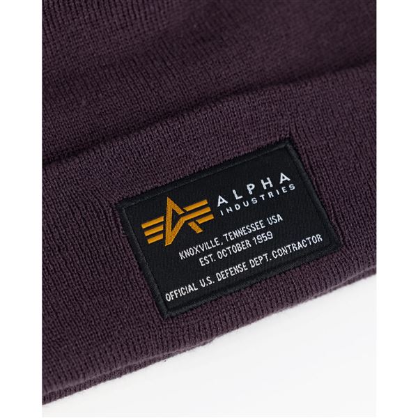 Alpha Industries Čepice Crew tm. fialová