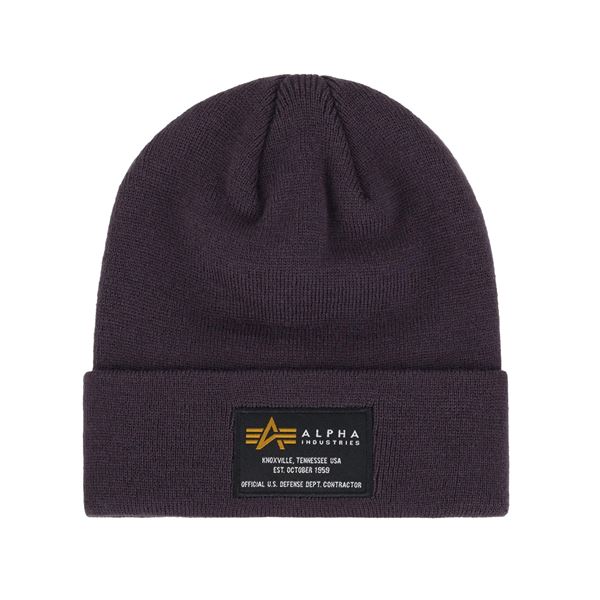 Alpha Industries Čepice Crew tm. fialová