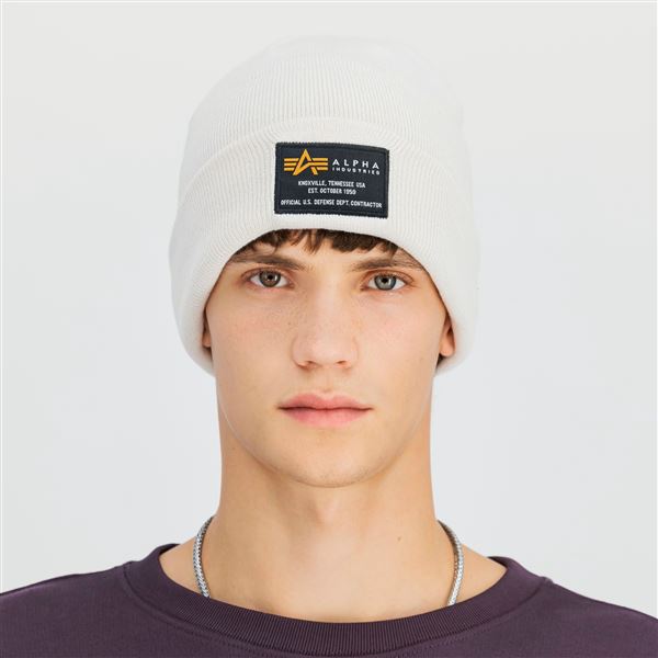 Alpha Industries Čepice Crew bílá