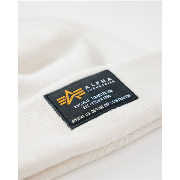 Alpha Industries Čepice Crew bílá