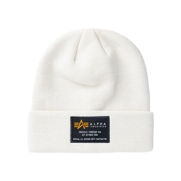 Alpha Industries Čepice Crew bílá