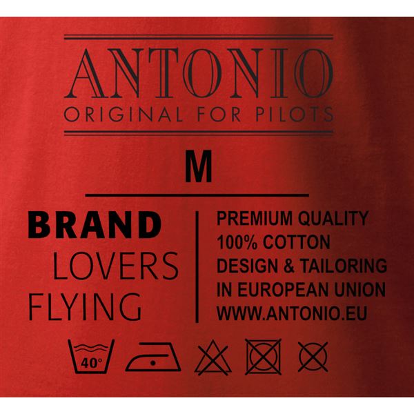 ANTONIO Tričko dámské EXTRA 300, červená, XL