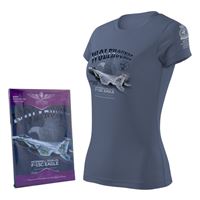 ANTONIO Women T-Shirt with fighter F-15C EAGLE, L