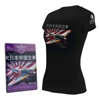ANTONIO Women T-shirt MITSHUBISHI A6M, L