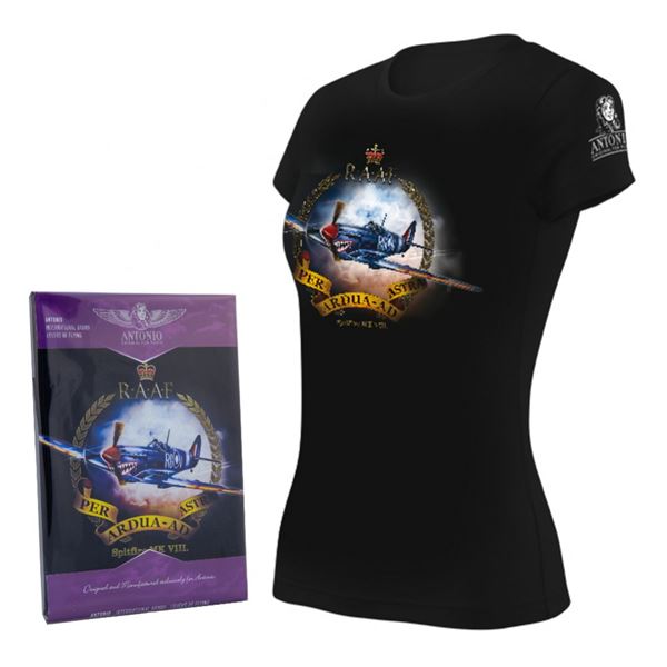 ANTONIO Women T-Shirt Spitfire Mk VIII., L