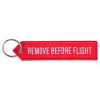 Keyring REMOVE BEFORE FLIGHT classic Keyring REMOVE BEFORE FLIGHT classic