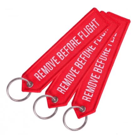 Keyring REMOVE BEFORE FLIGHT classic