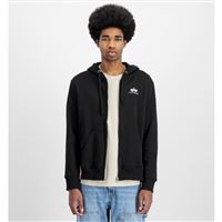 Alpha Industries Mikina Basic SL zip černá, M Alpha Industries Mikina Basic SL zip černá, M