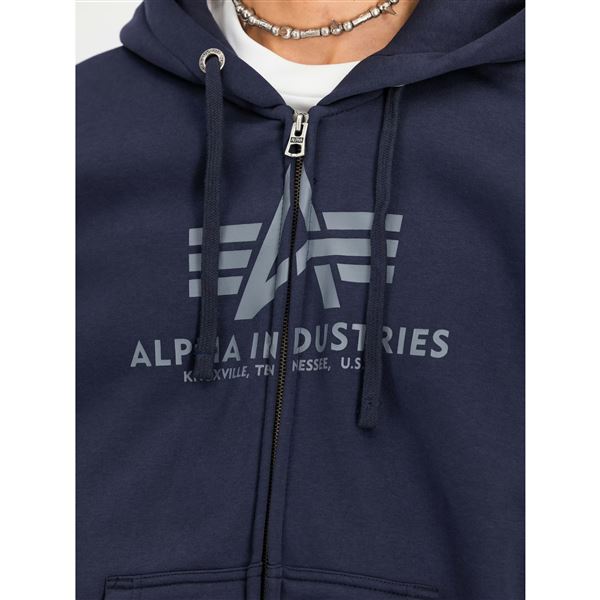 Alpha Industries Basic Zip Hoodie rep.blue, M