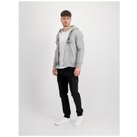 Alpha Industries Basic Zip Hoodie grey, M