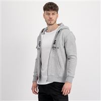 Alpha Industries Mikina Basic na zip šedá, XXL