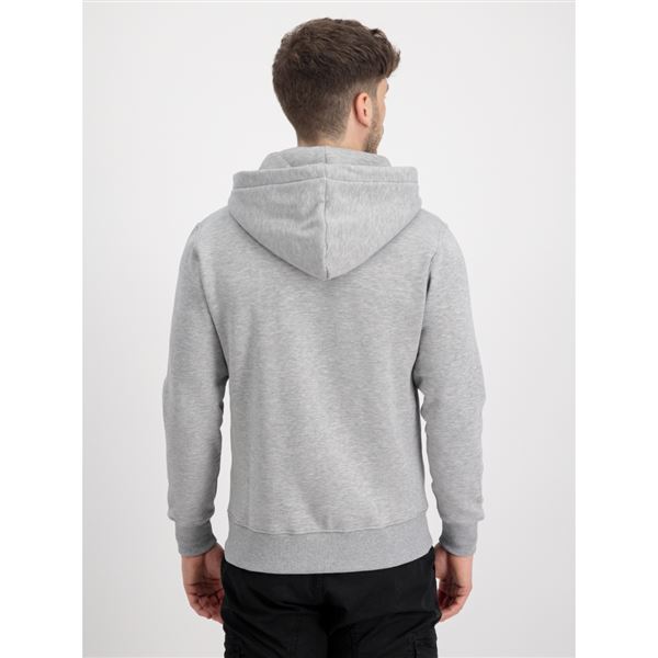 Alpha Industries Basic Zip Hoodie grey, XL