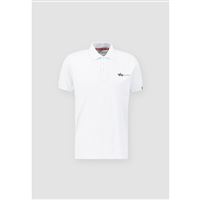 Alpha Industries Basic Polo white, M Alpha Industries Basic Polo white, M