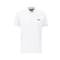 Alpha Industries Polokošile Basic bílá, XL