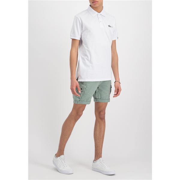 Alpha Industries Basic Polo white, M