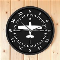 Aircraft Compass Wall Clock